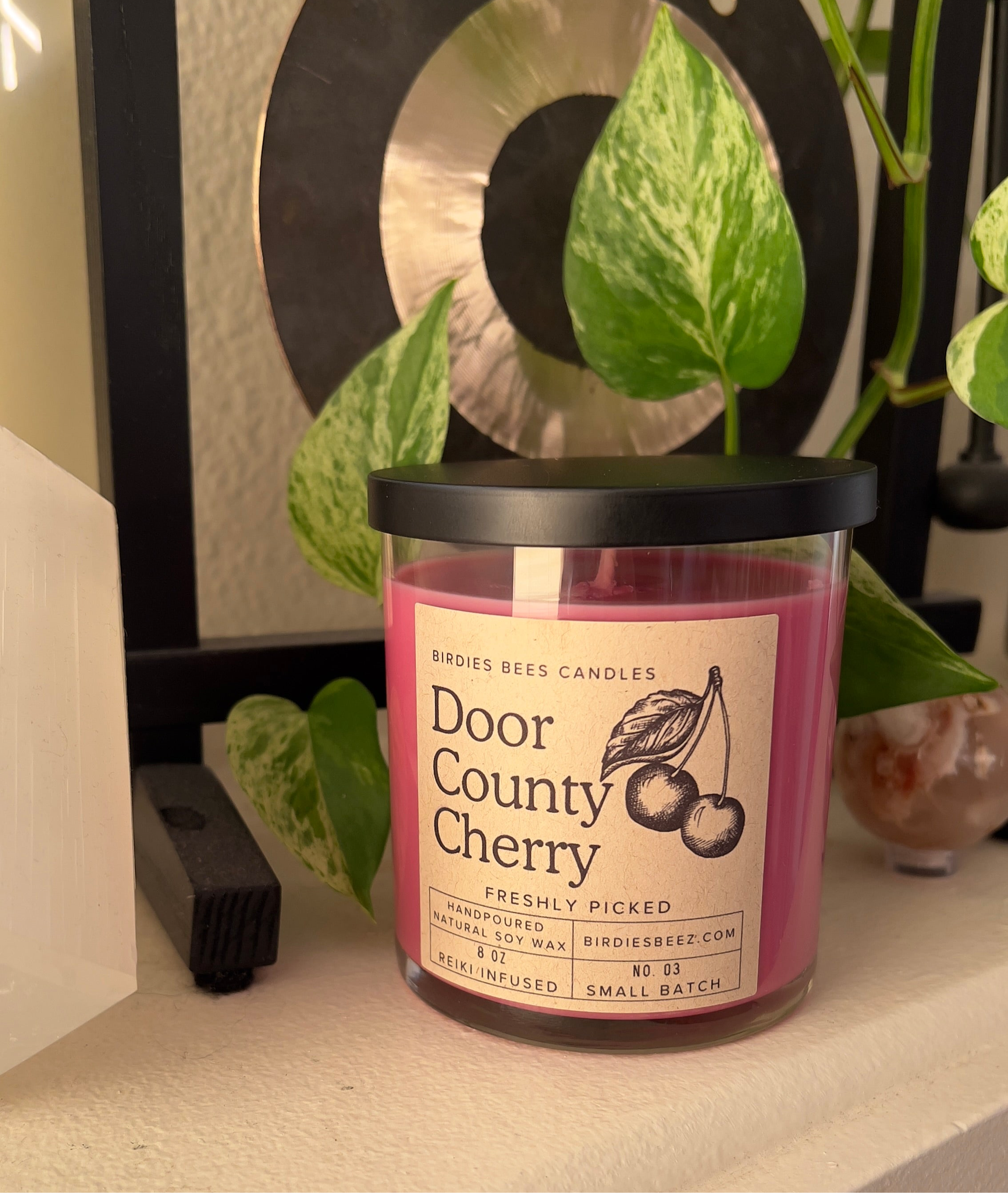 Door County Cherry Candle 8 oz. | Black Cherry Scent