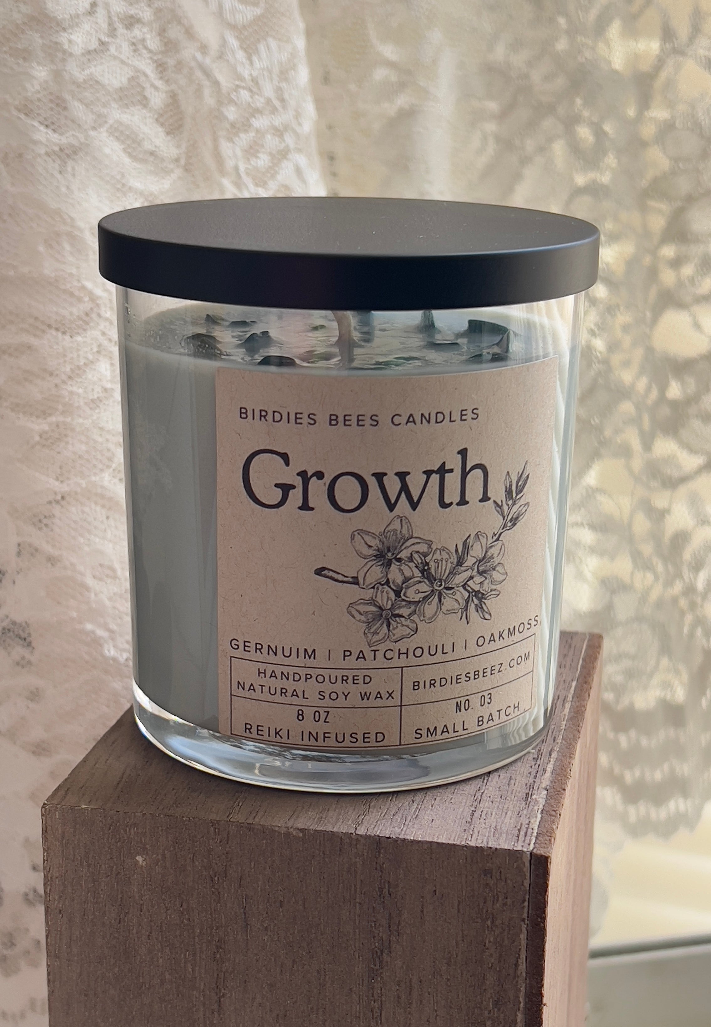 Growth Candle 8 oz. | Cucumber, Vetiver & Grass