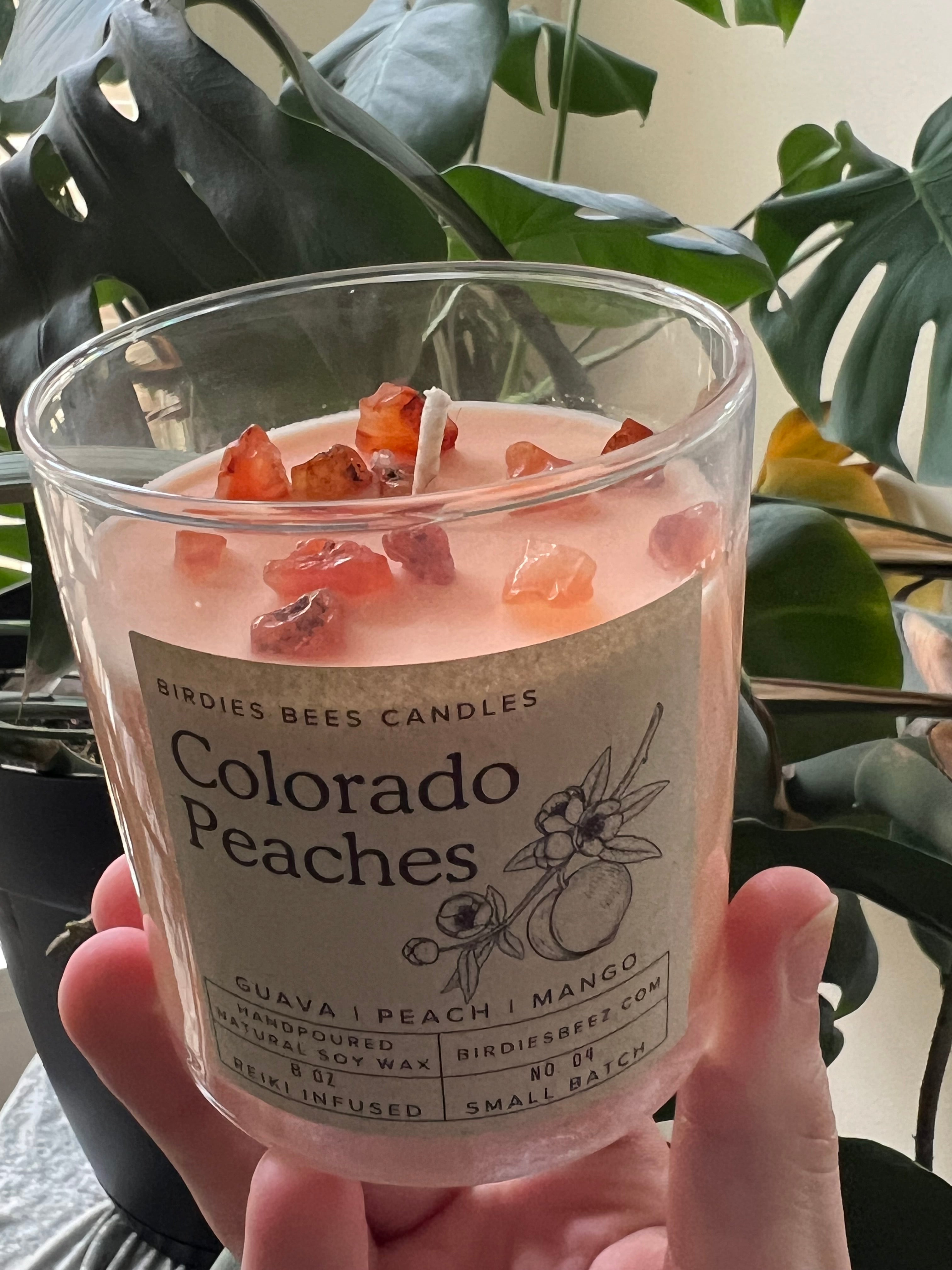 Colorado Peaches Candle 8 oz. | Peach, Guava & Mango