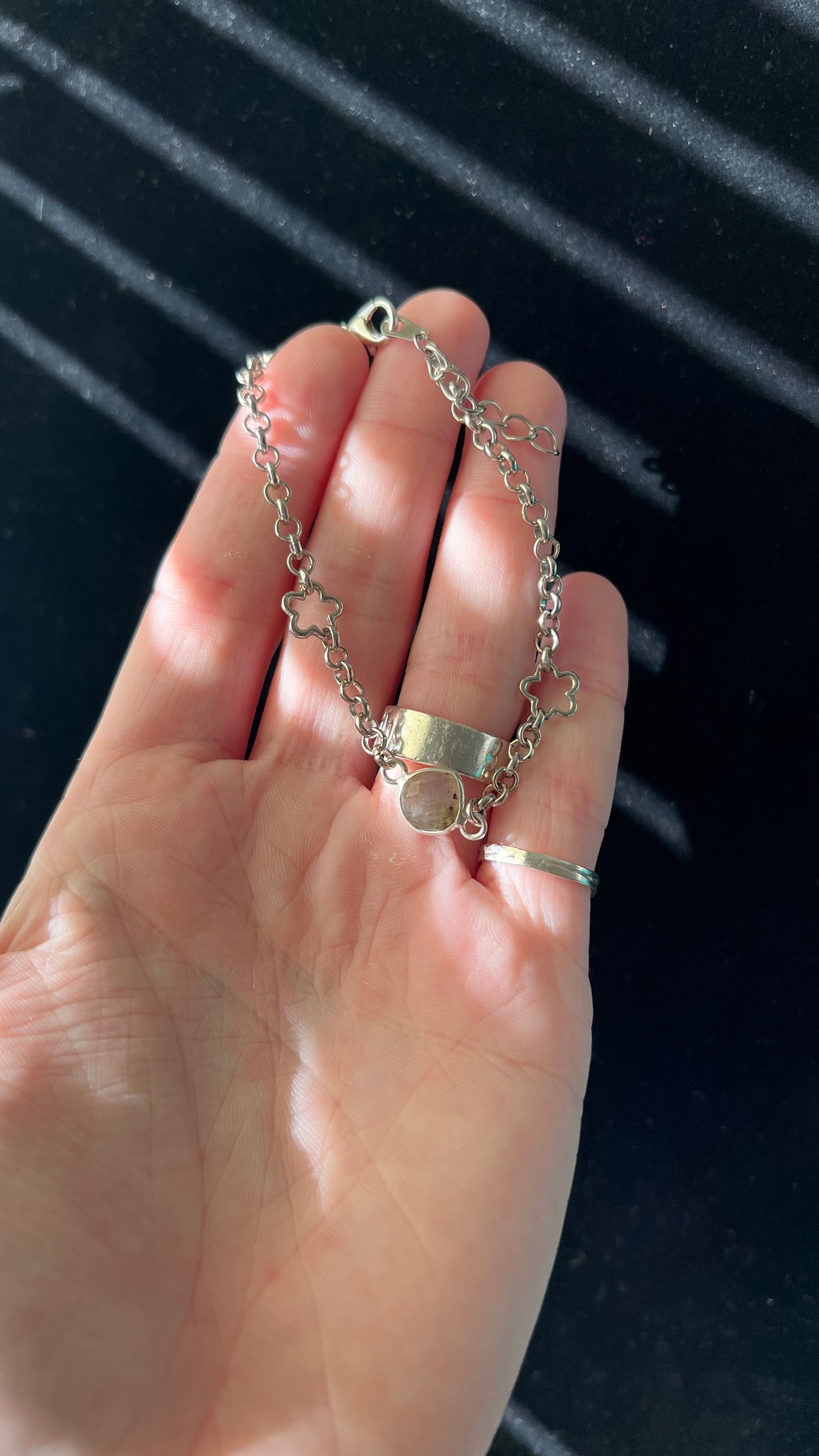 Faceted Labradorite Bracelet