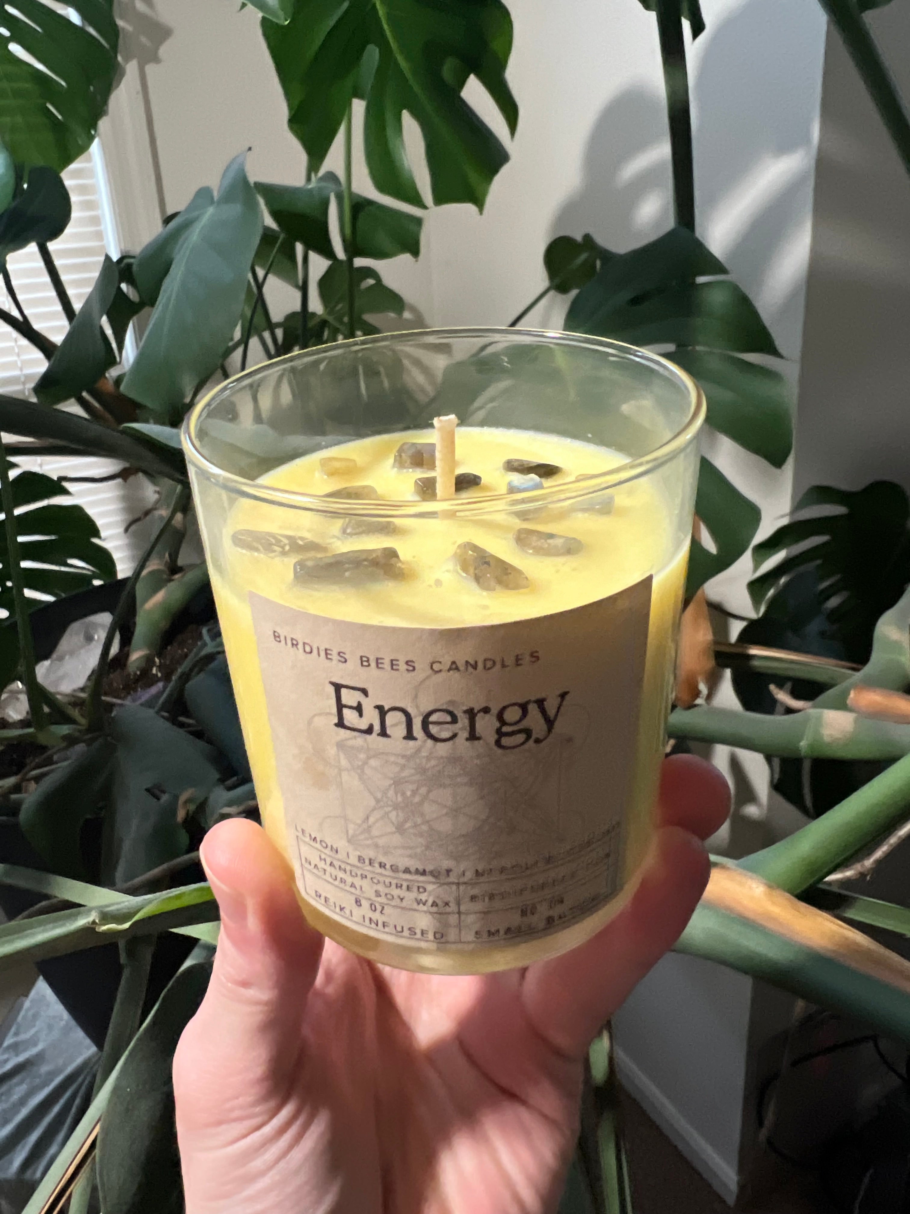 Energy Candle 8 oz. | Lemon, Bergamot & Neroli Blossoms