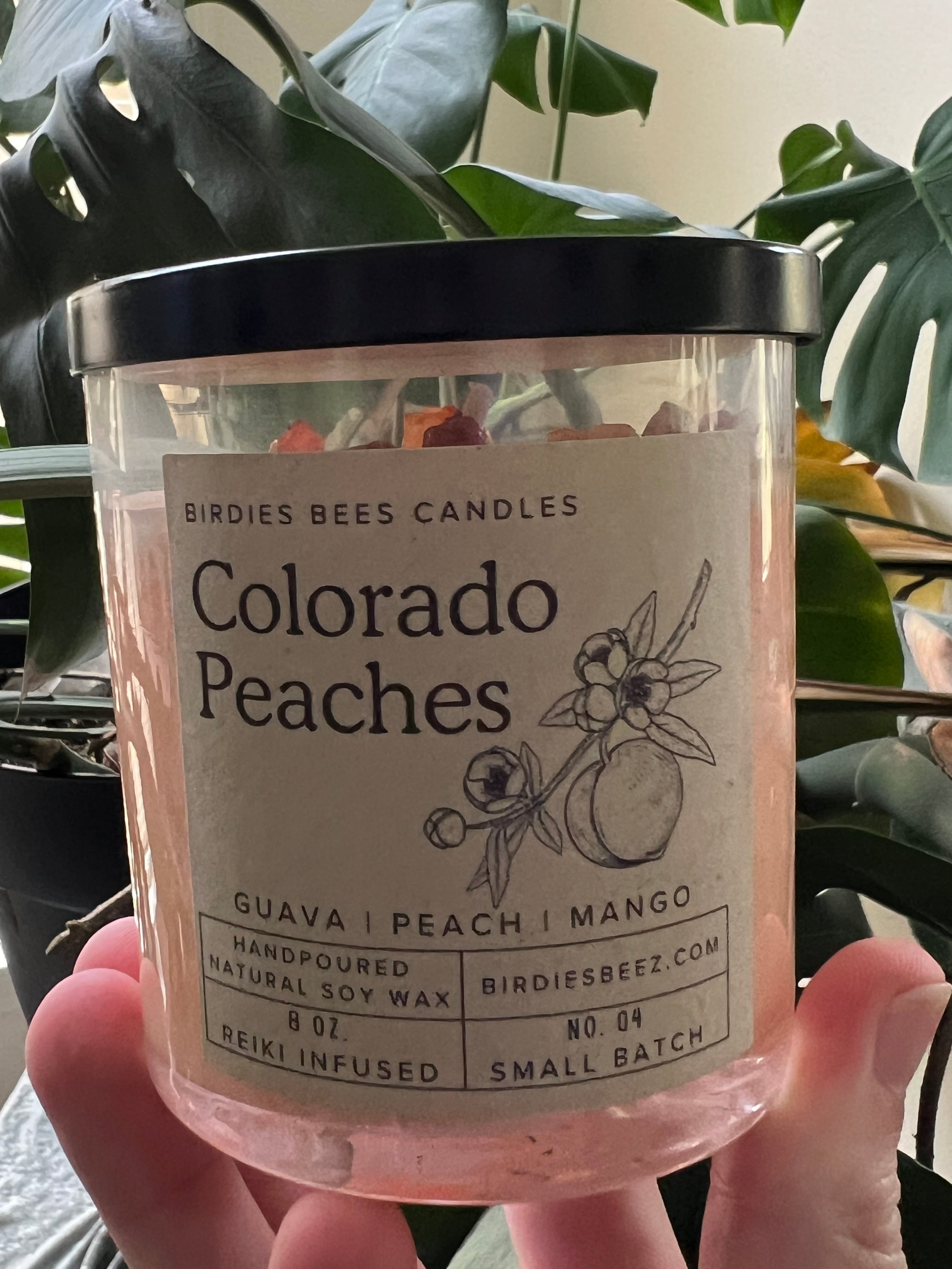 Colorado Peaches Candle 8 oz. | Peach, Guava & Mango