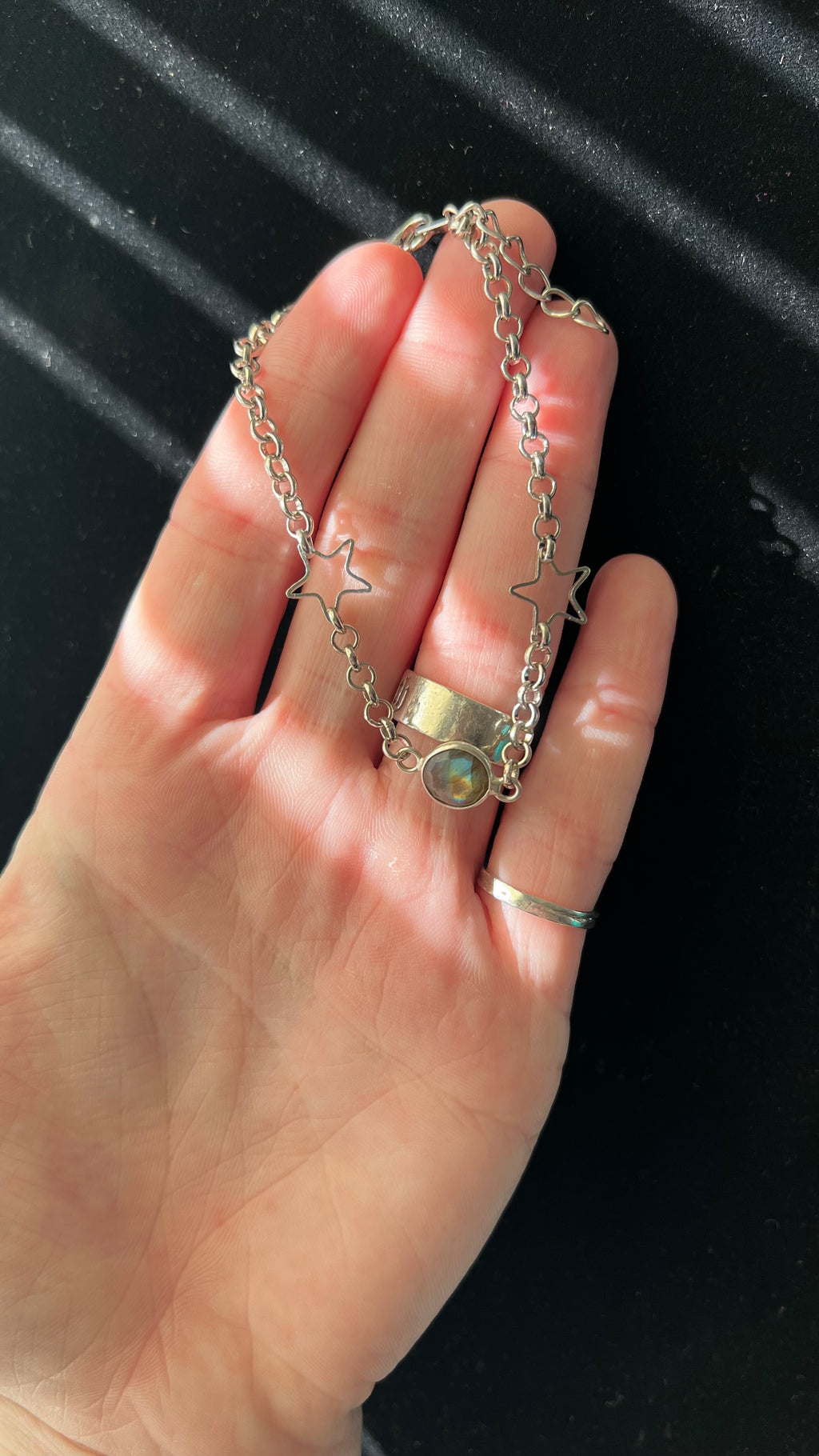 Faceted Labradorite Bracelet