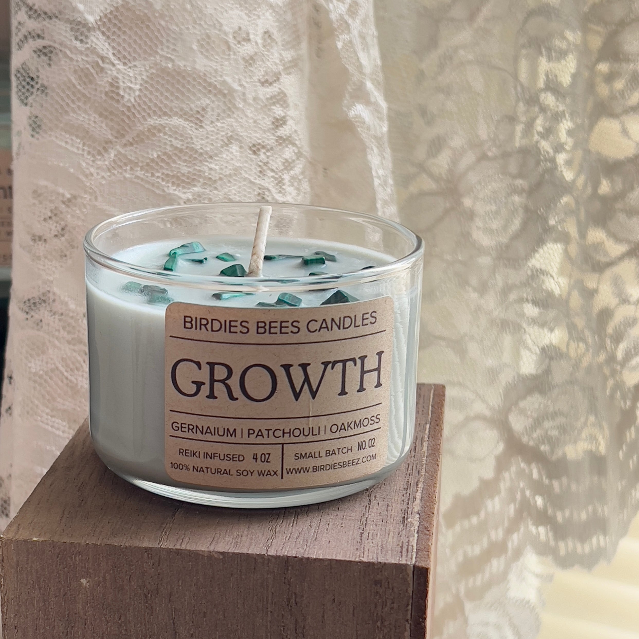 Growth Candle 4 oz. | Cucumber, Vetiver & Grass