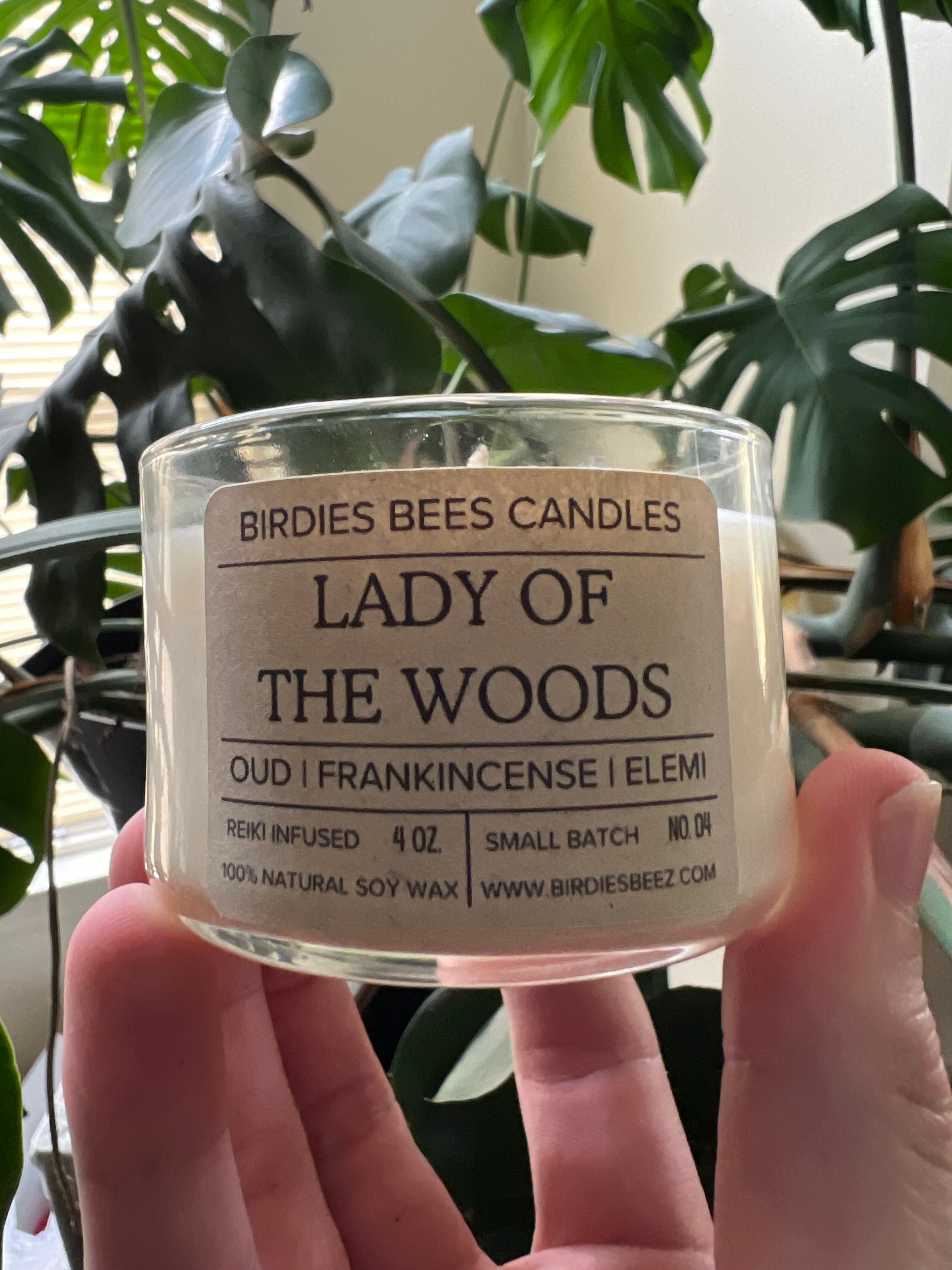 Lady of the Woods Candle 4 oz. | Cypress, Oud & Sea Salt Scent