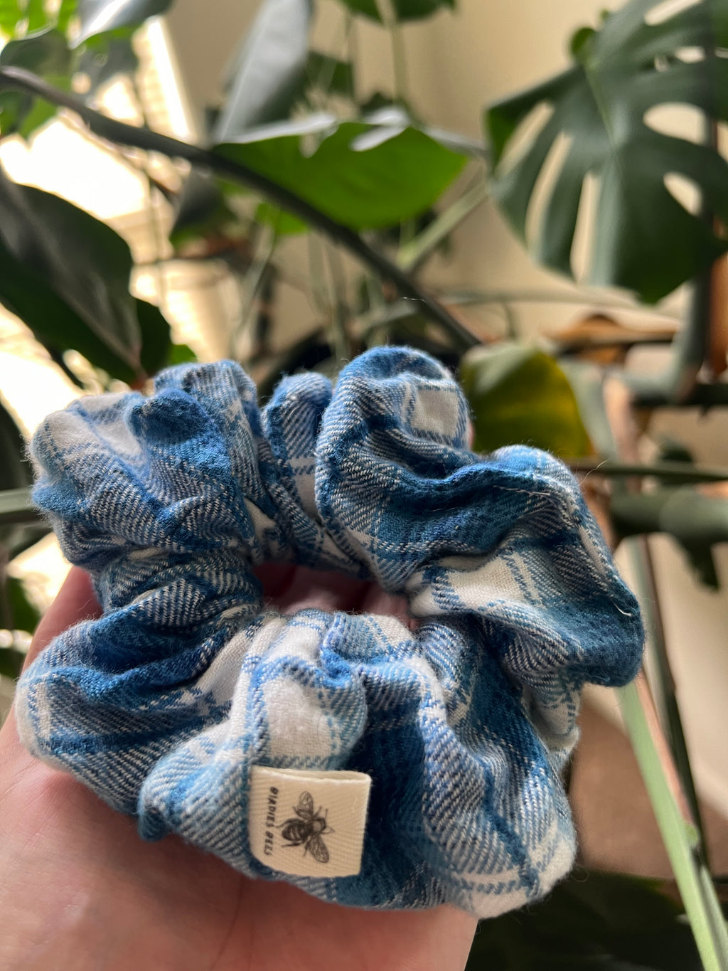 Flannel Jumbo Scrunchie