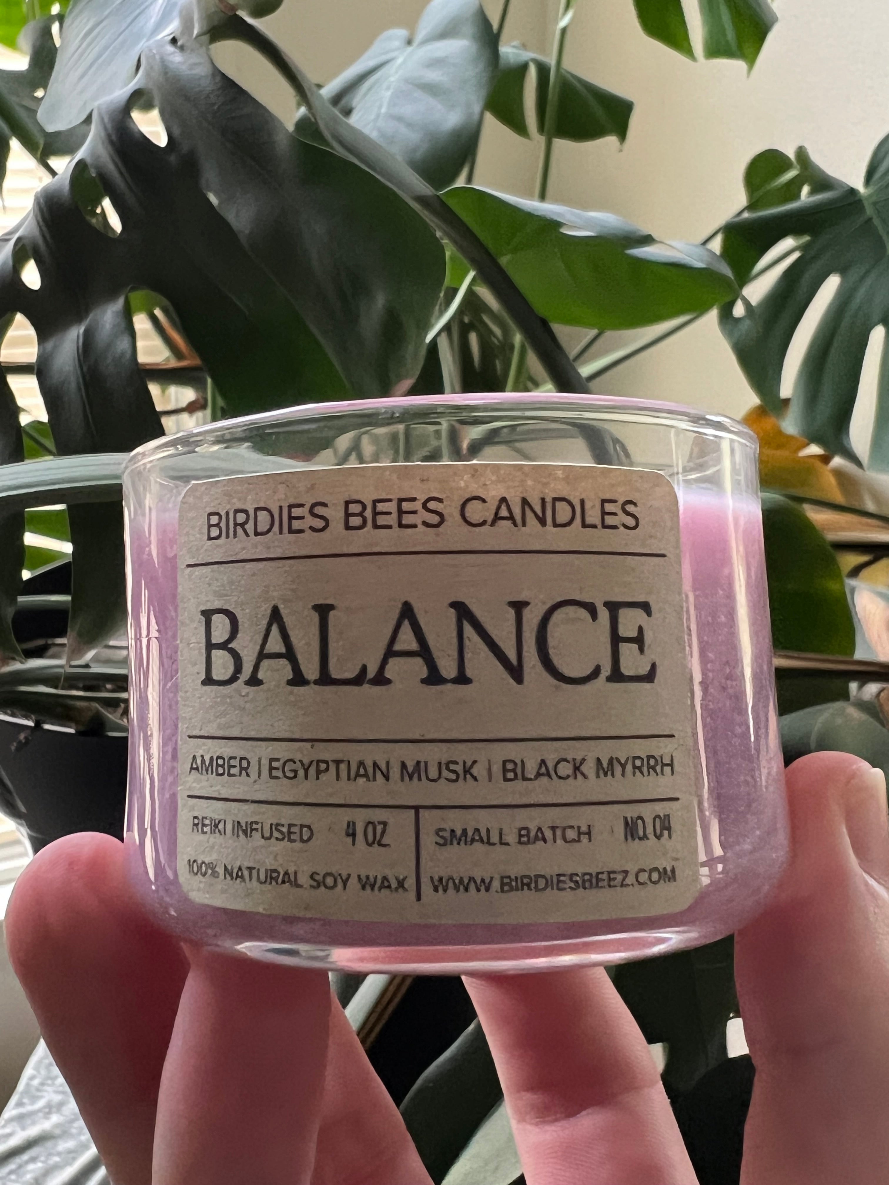 Balance Candle 4 oz. | Amber, Egyptian Musk & Black Myrrh